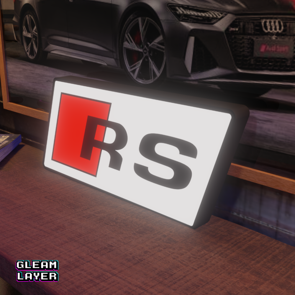 Audi RS Logo Led RGB Light Sign