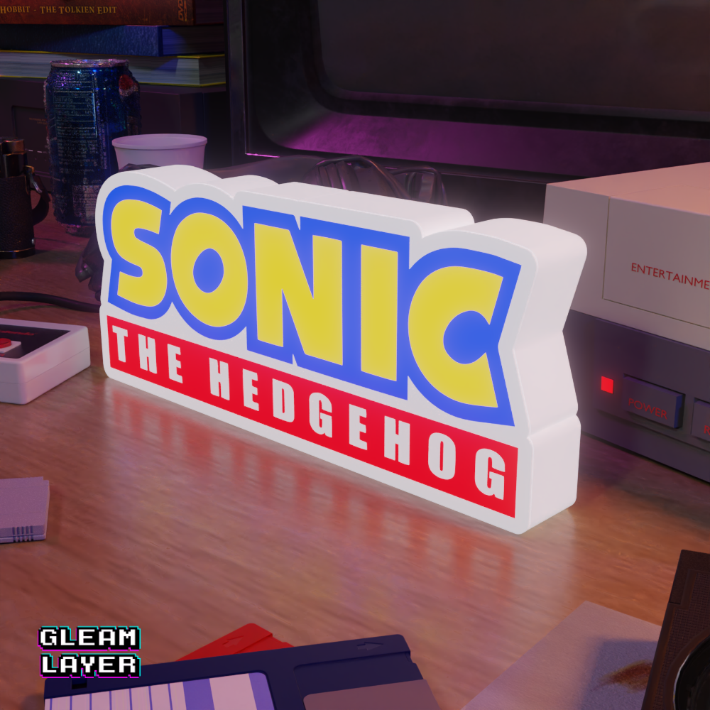 Sonic The hedgehog Led Gaming Light Sign