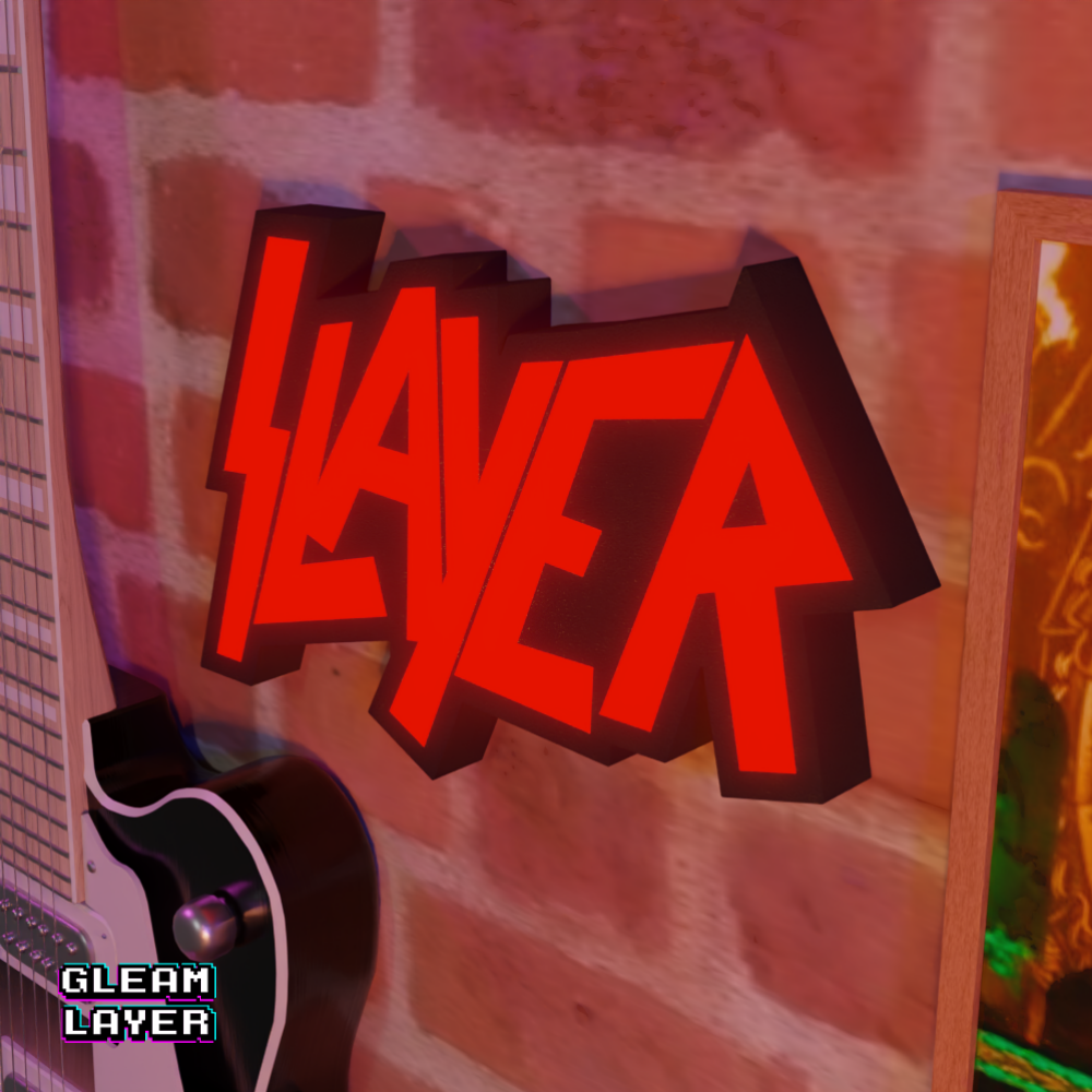 Slayer Led RGB Light Sign