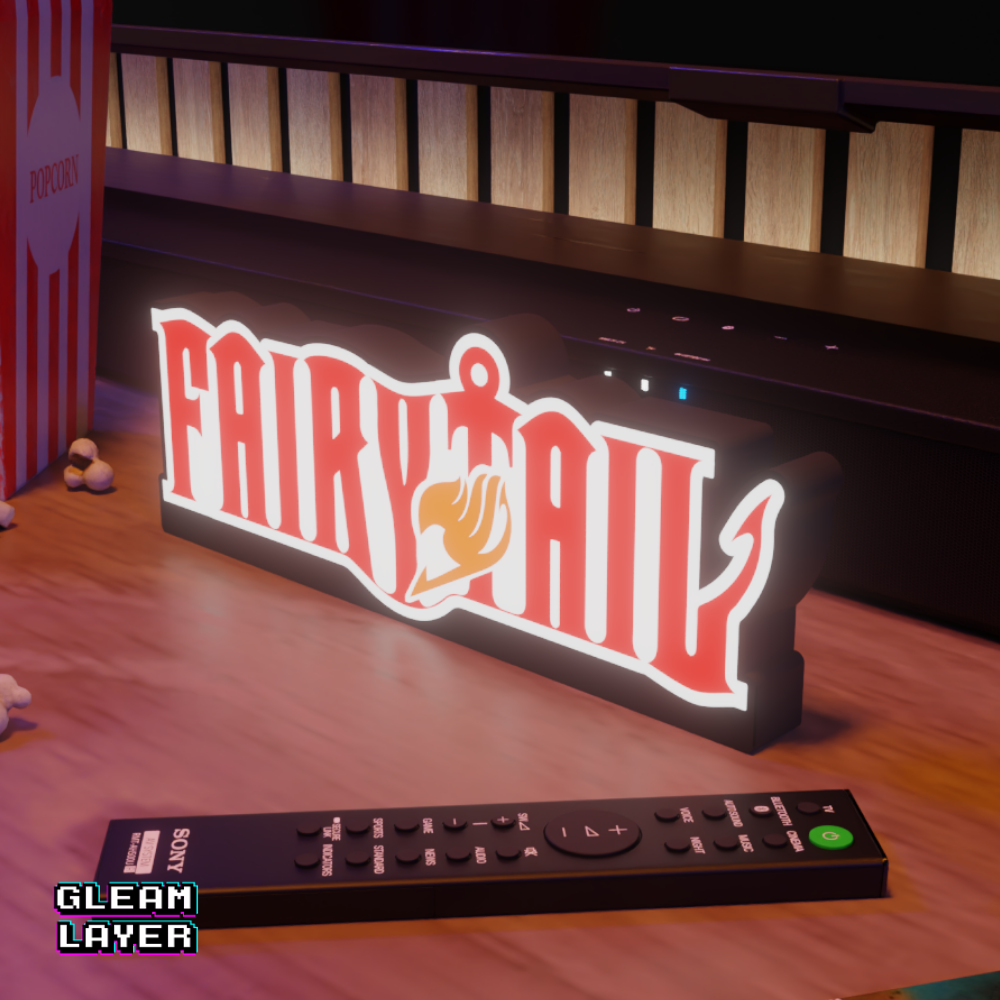 Fairy Tail Japanese Manga Led Light Sign