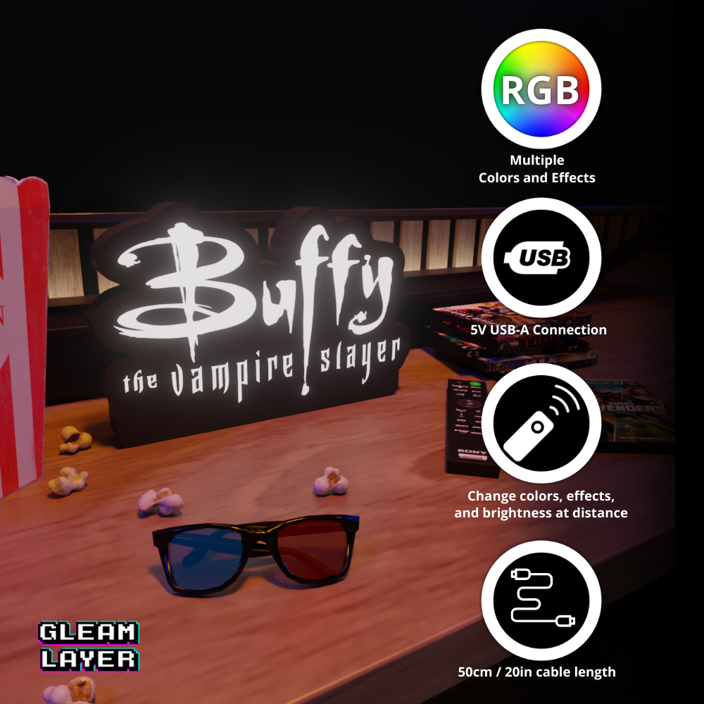 Buffy the Vampire Slayer Led Light Sign
