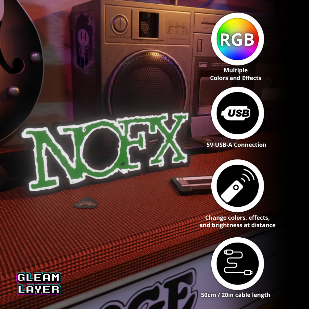 NOFX Led RGB Light Sign