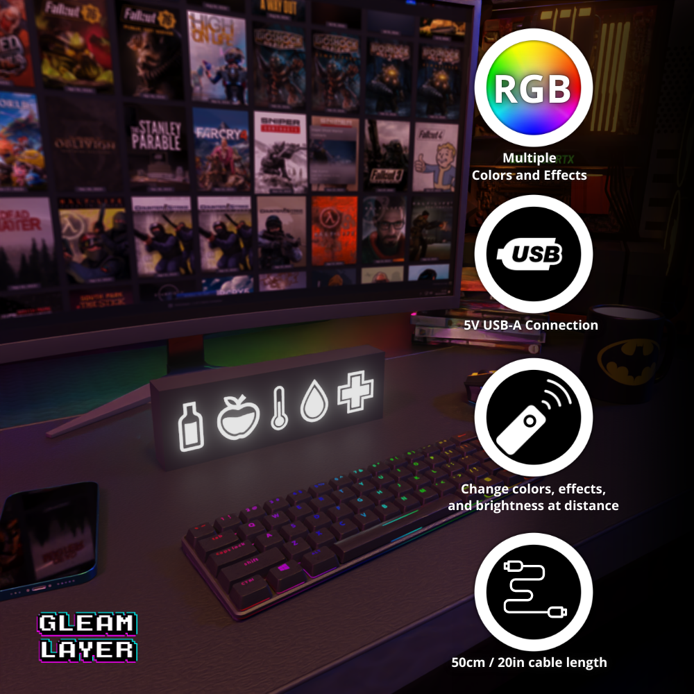 Survivor Game Led Gaming Light Sign