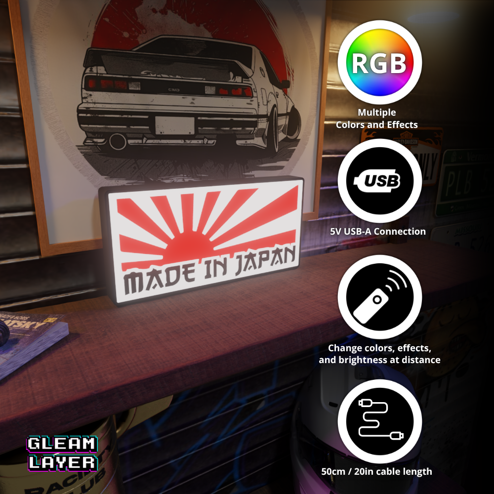 Made in Japan Led Lightbox Rgb Light Sign
