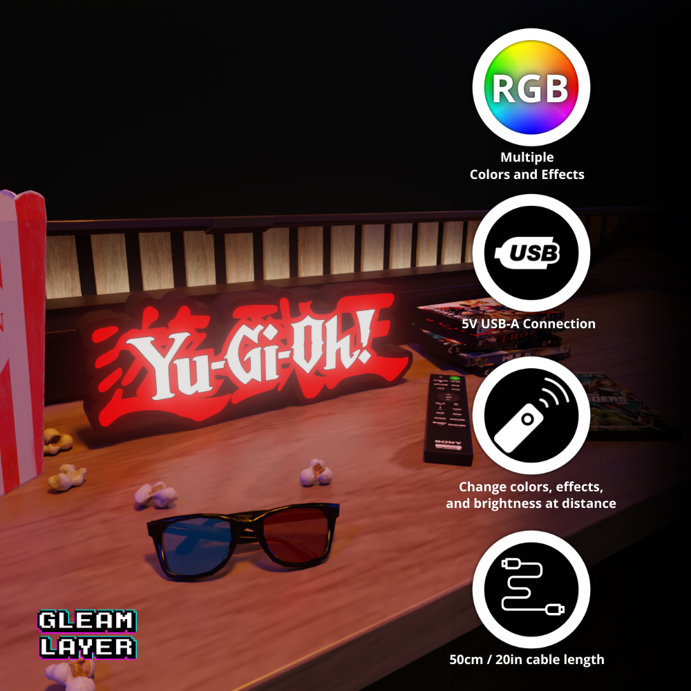 Yu-Gi-Oh! Led Light Sign