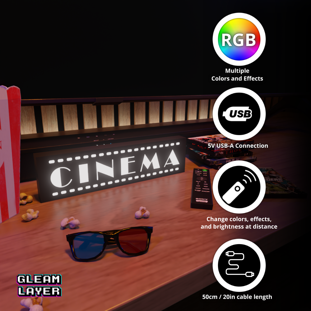 Cinema Led Light Sign