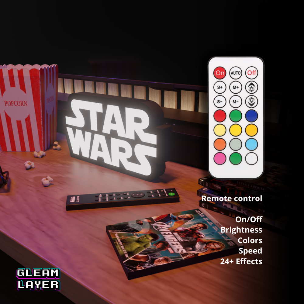 Star Wars Movie Led Light Sign