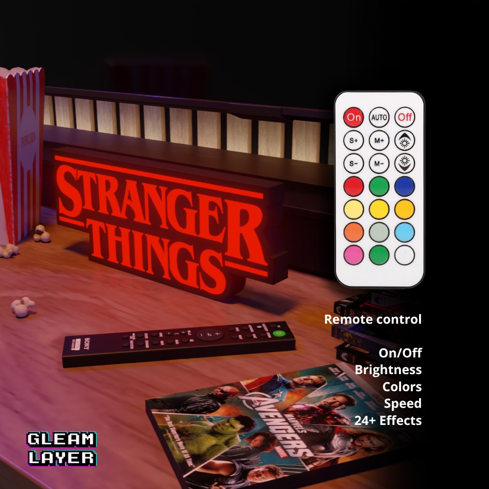 Stranger Things TV Show Led Light Sign