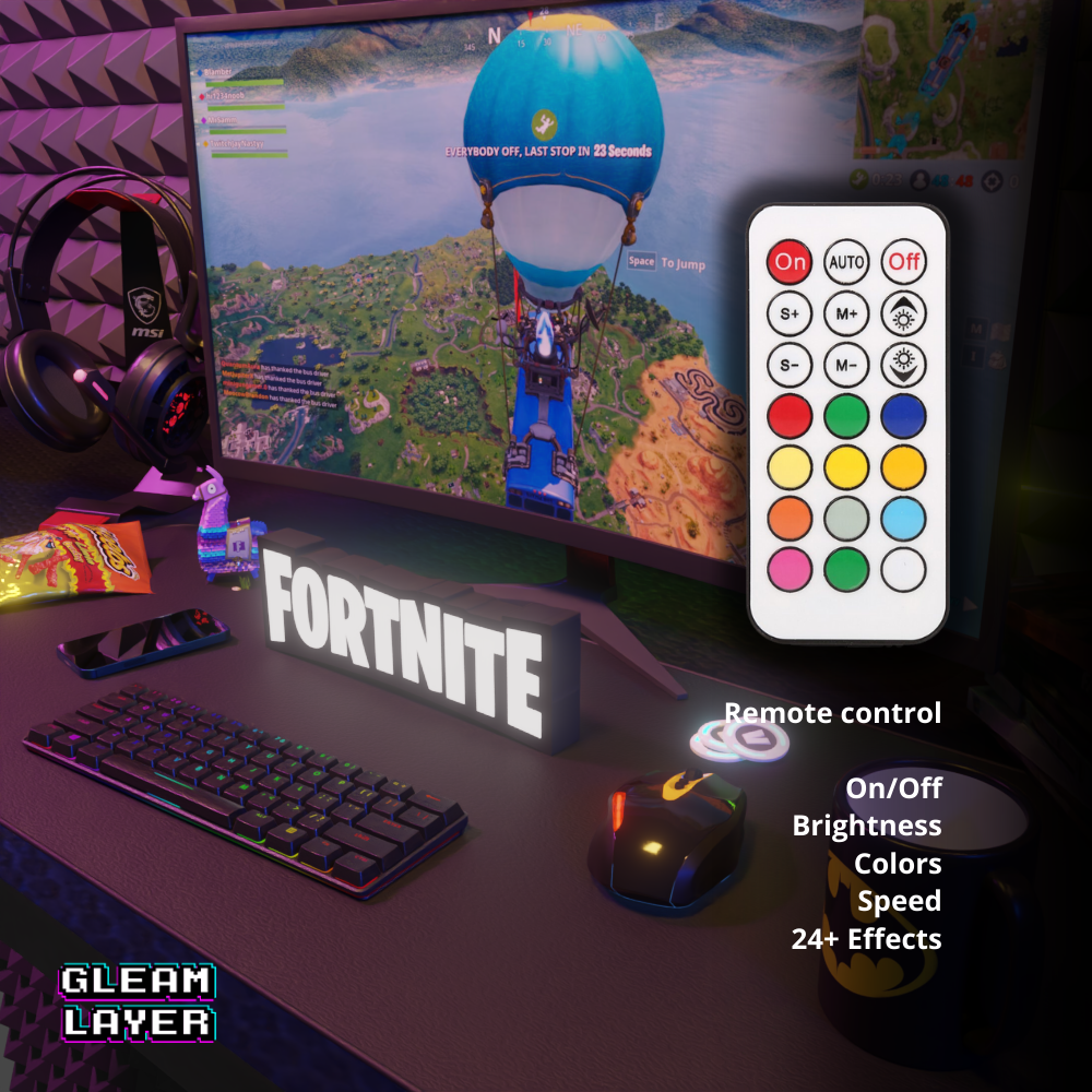 Fortnite Led Gaming Light Sign