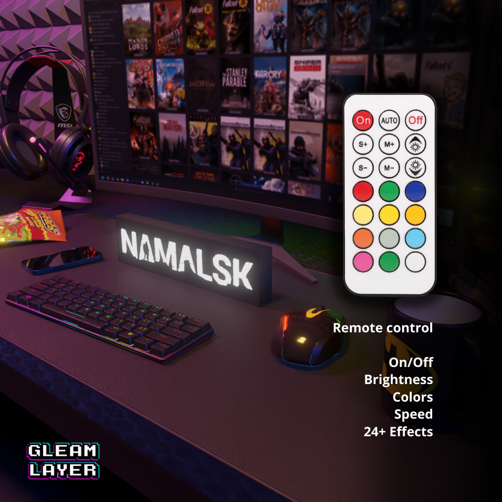 Namalsk Survivor Led Gaming Light Sign
