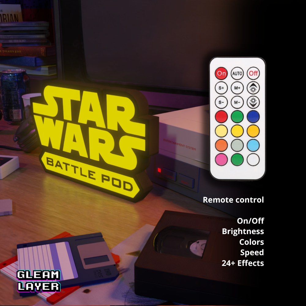 Star Wars Battle Pod Retro Arcade Led Light Sign