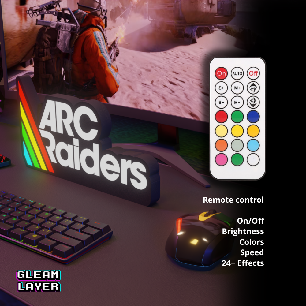 Arc Raiders Led Gaming Light Sign