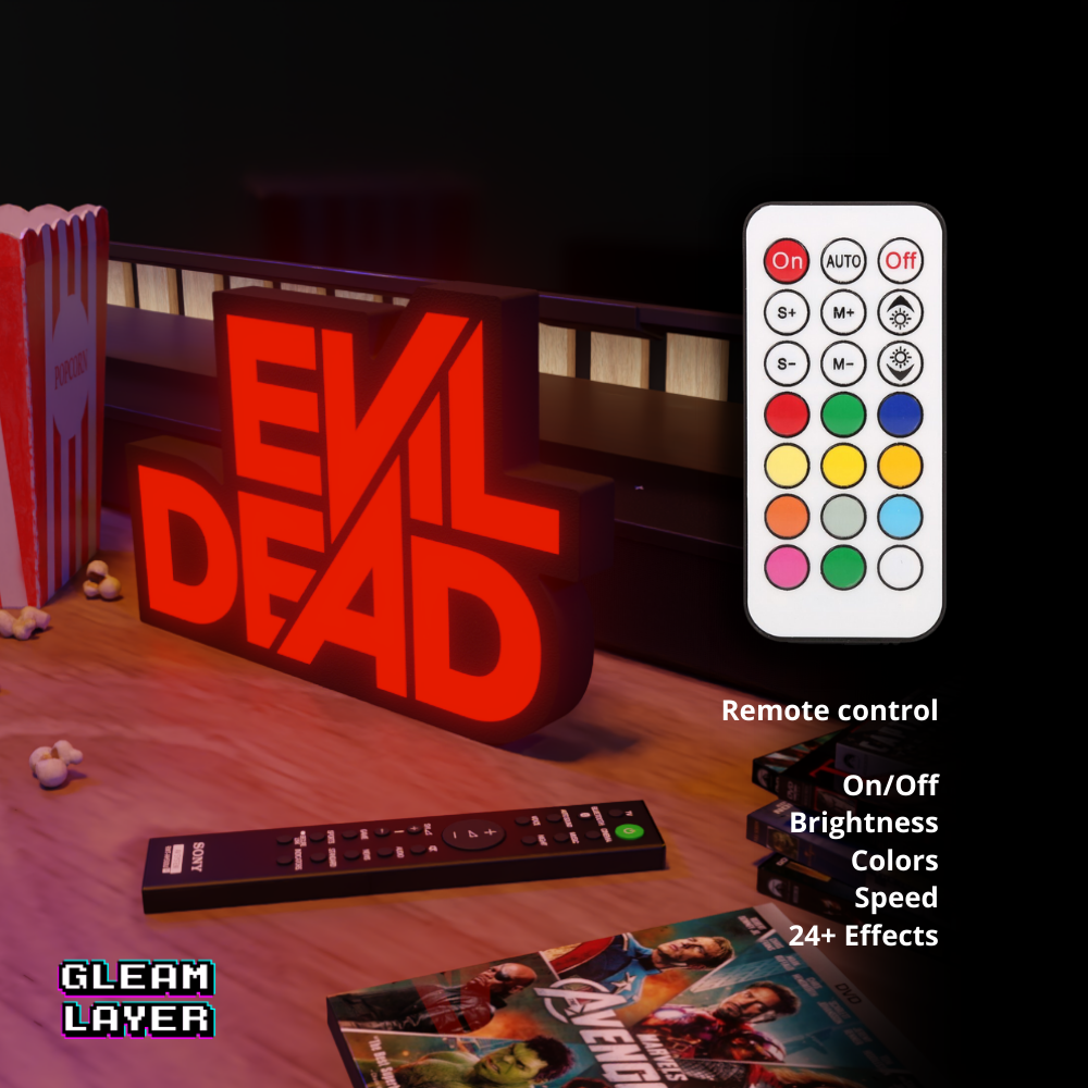 Evil Dead Horror Movie Led Light Sign