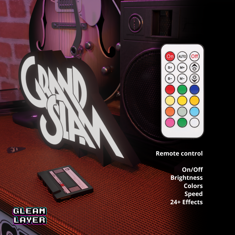 Grand Slam Band Led RGB Light Sign