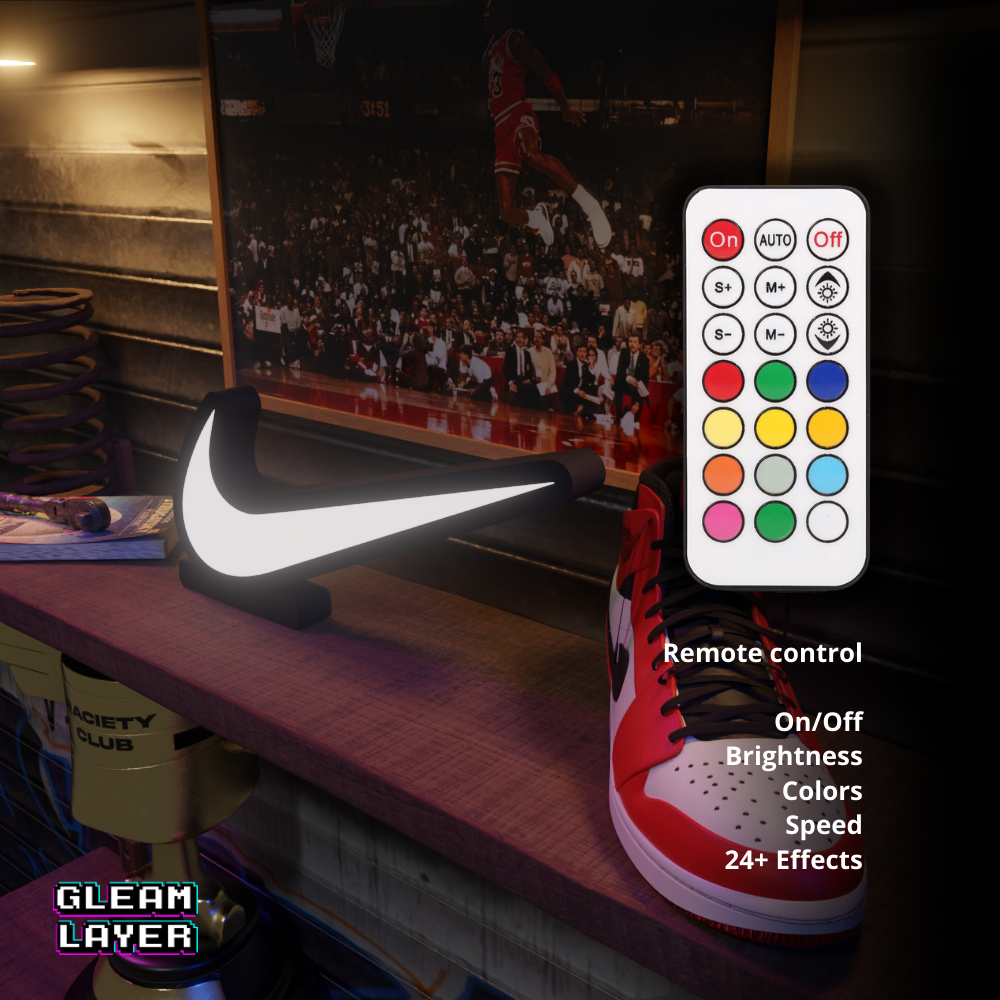 Nike Swoosh Led Lightbox Rgb Light Sign