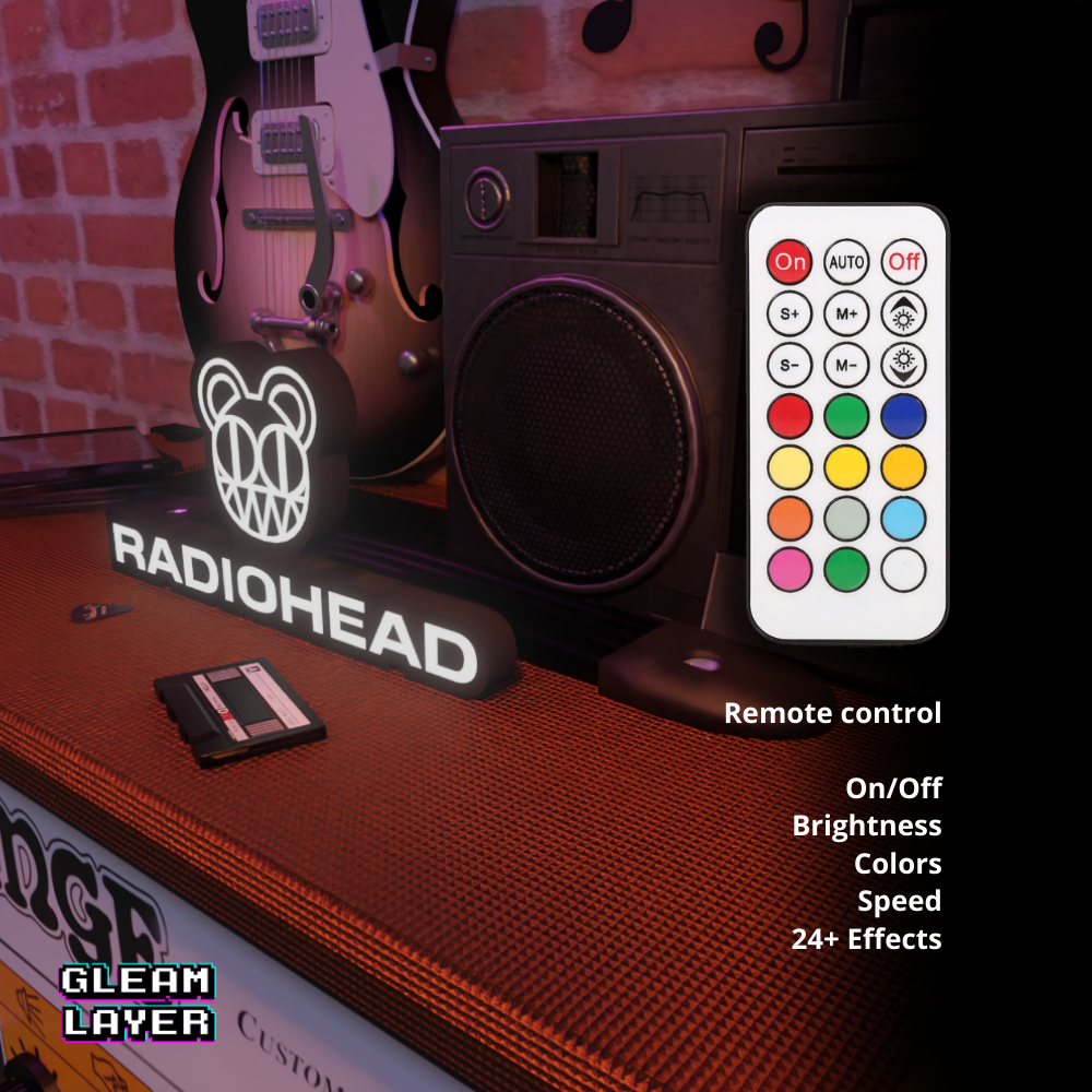 Radiohead Mouse Led RGB Light Sign