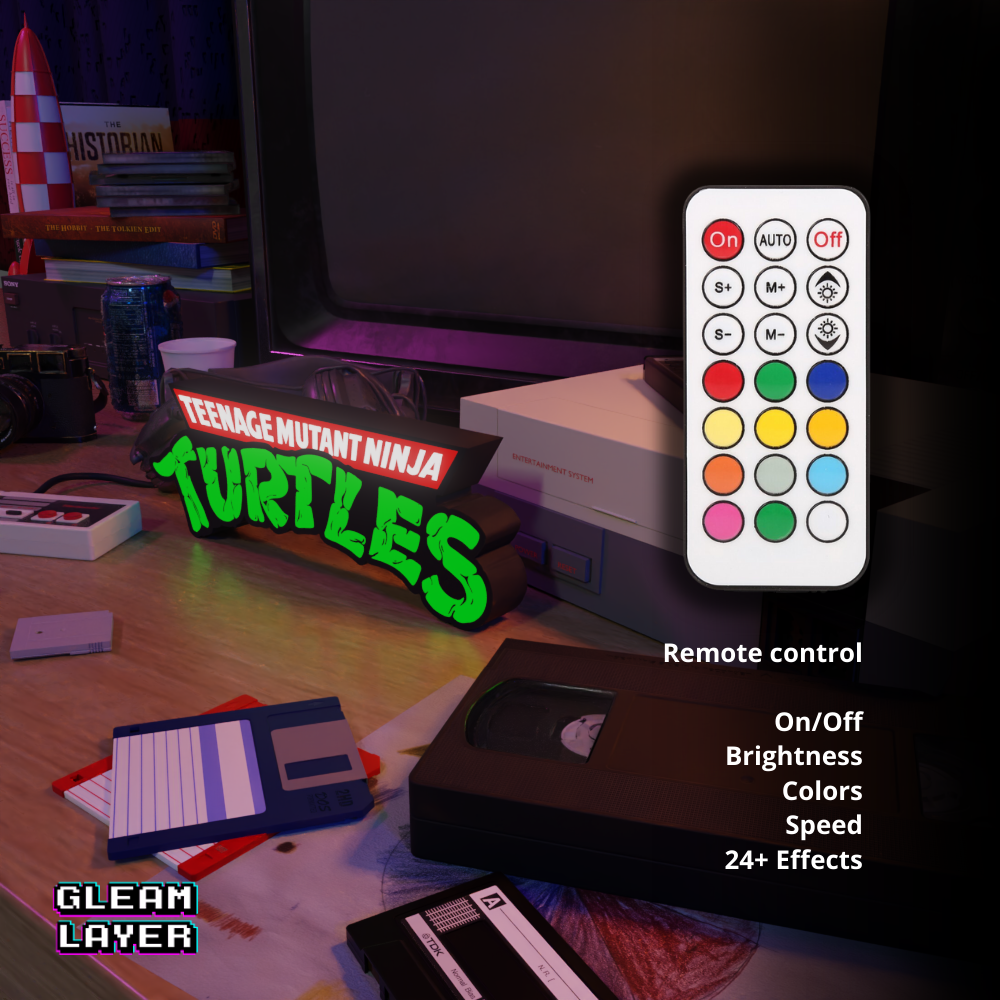Teenage Mutant Ninja Turtles Led Light Sign