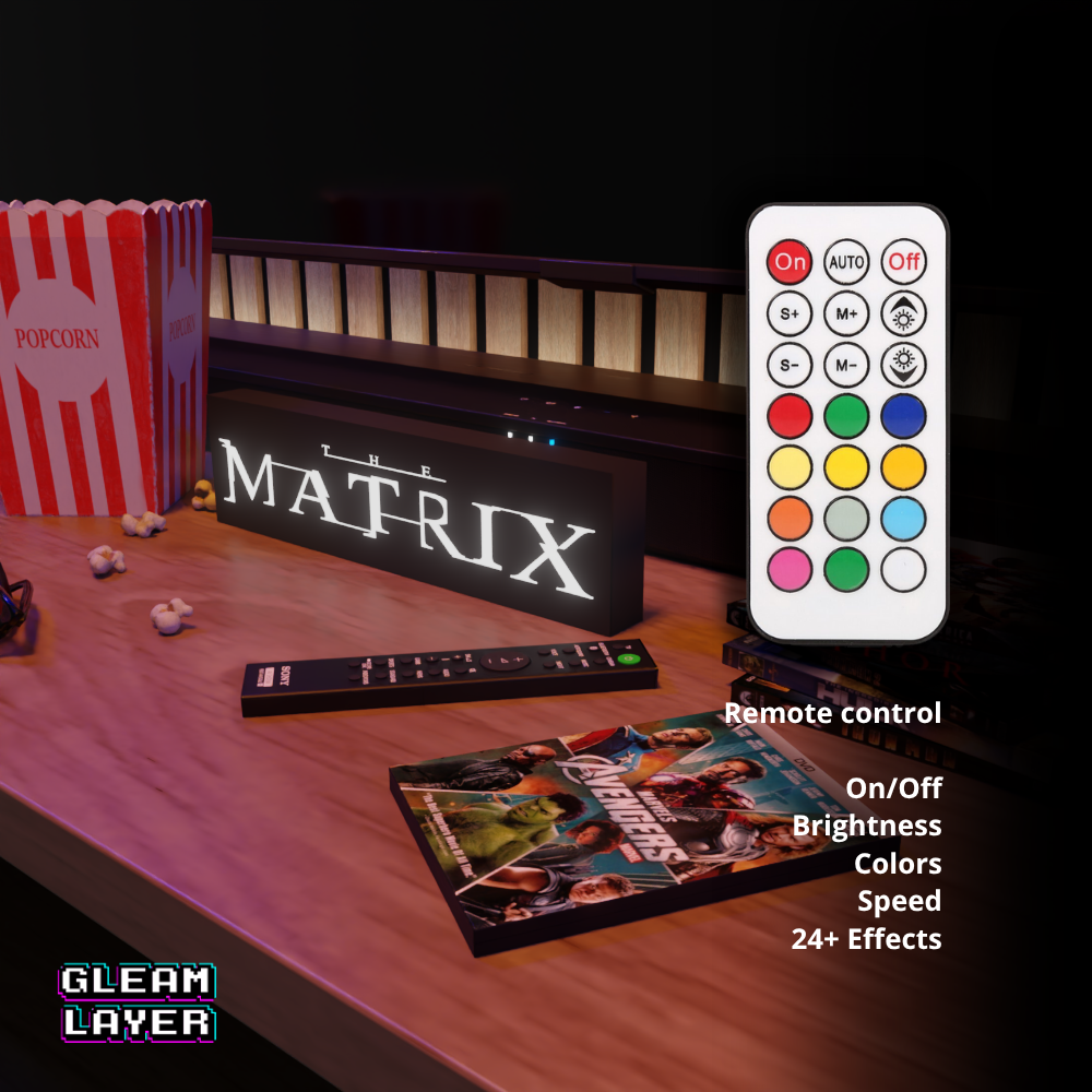 The Matrix Movie Led Light Sign
