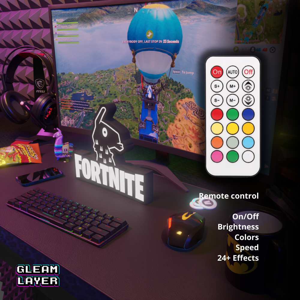 Fortnite Loot Lama Led Gaming Light Sign