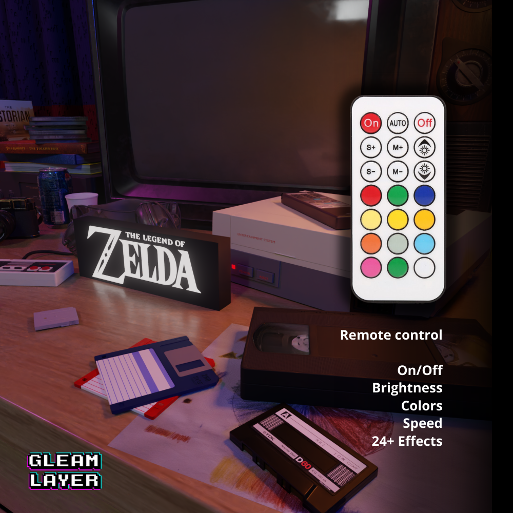 The Legend of Zelda Led Gaming Light Sign