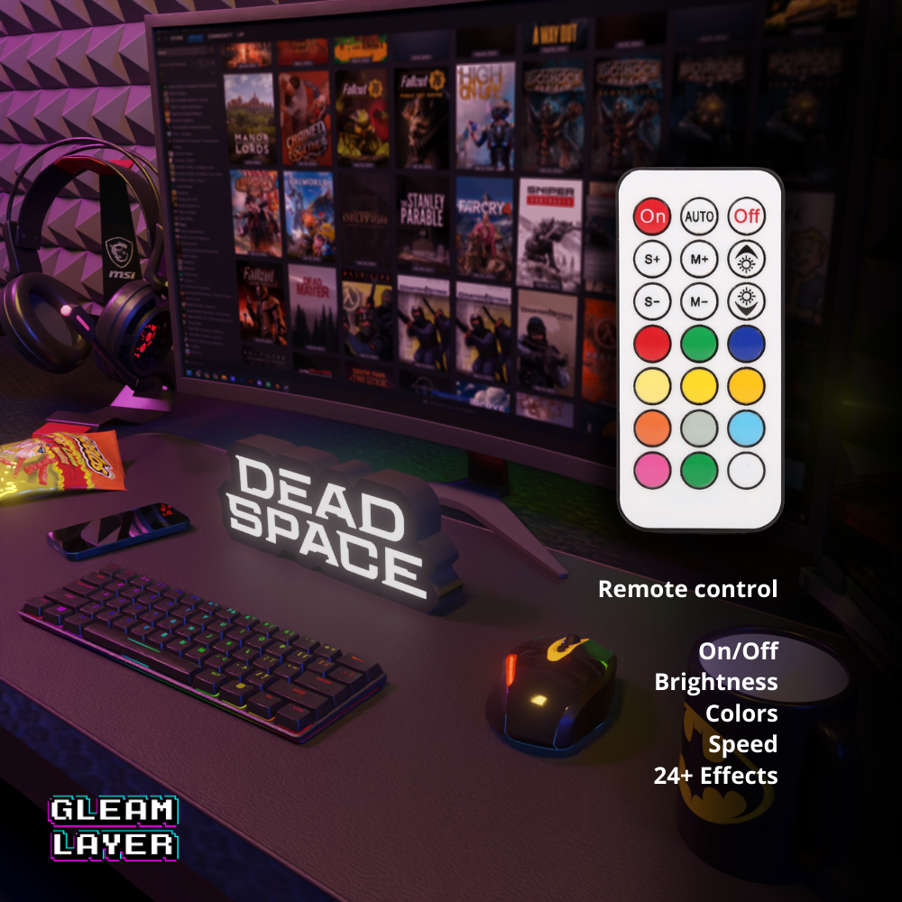 Dead Space Led Gaming Light Sign