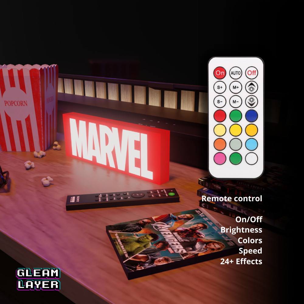 Marvel Led Lightbox RGB Light Sign