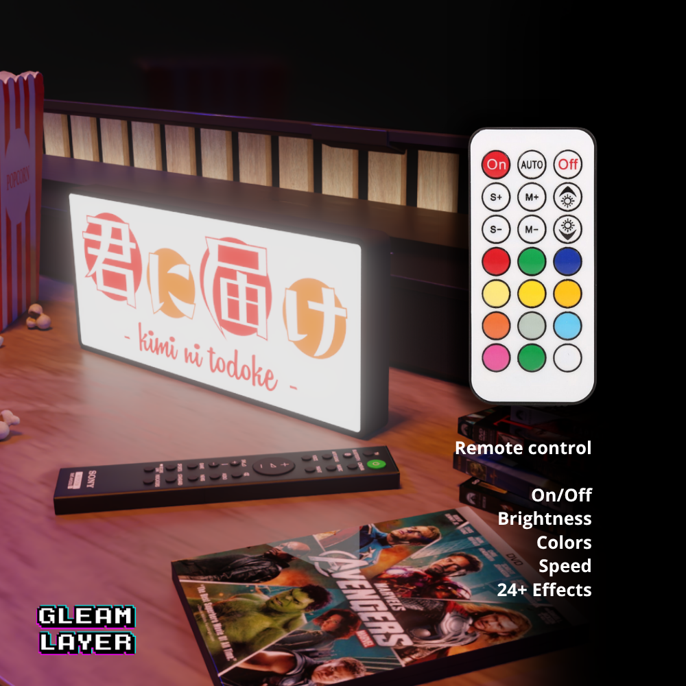 Kimi ni todoke Manga Led Light Sign