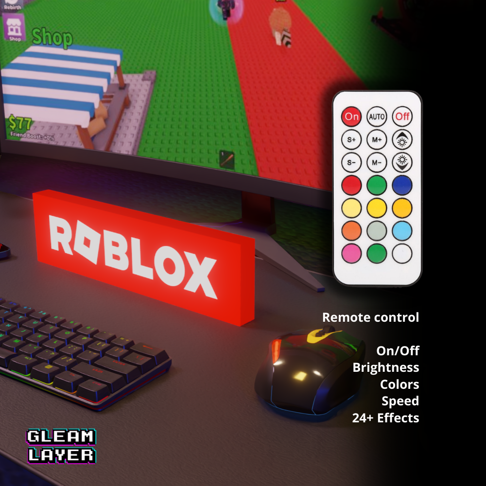 Roblox Led Gaming Light Sign