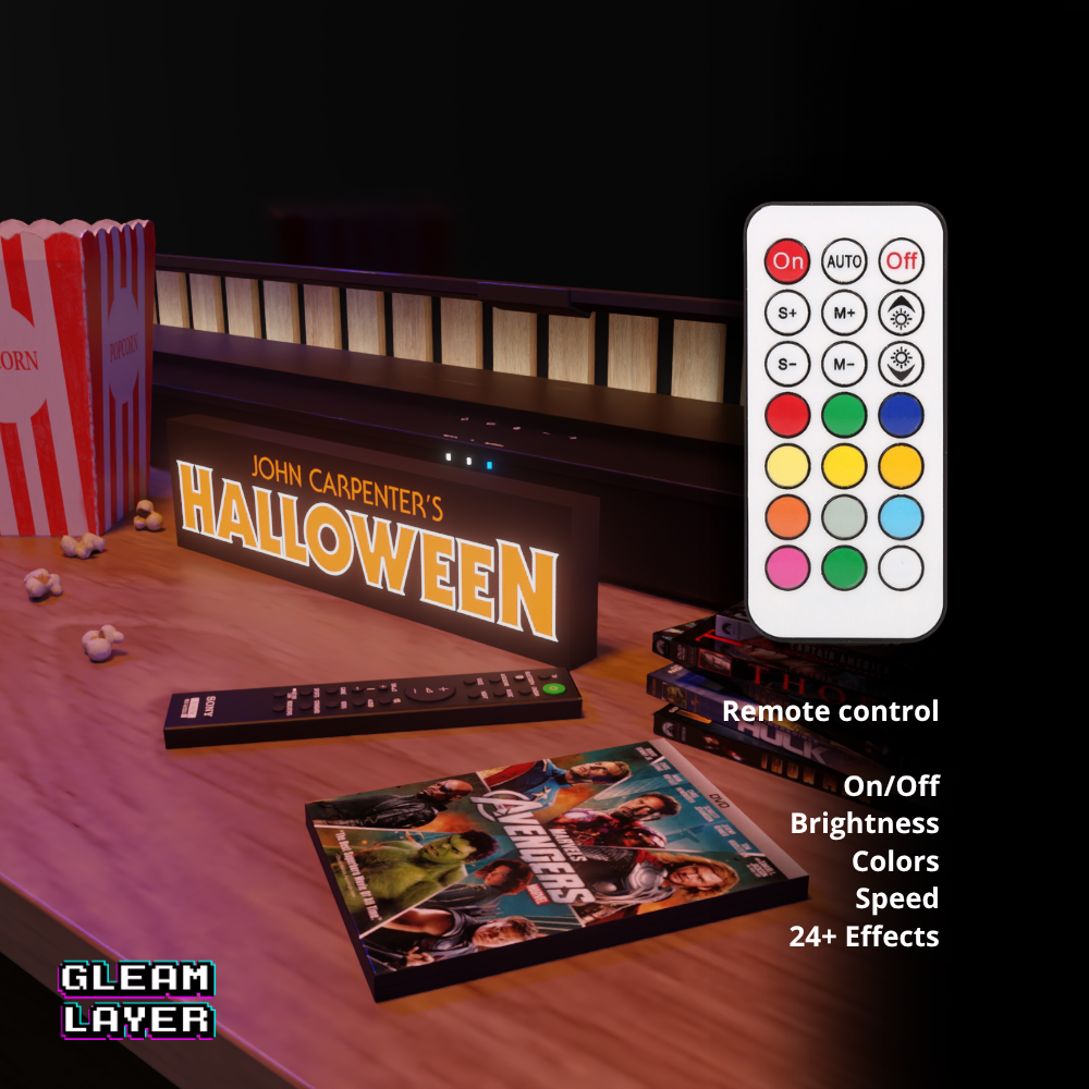 John Carpenter's Halloween Movie Led Light Sign