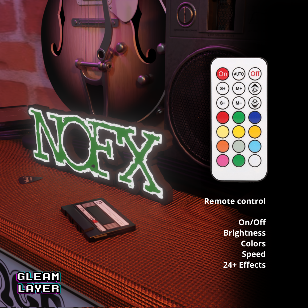 NOFX Led RGB Light Sign