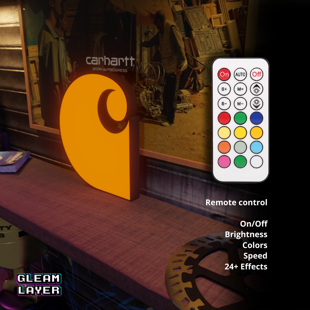 Carhartt Logo Led RGB Light Sign