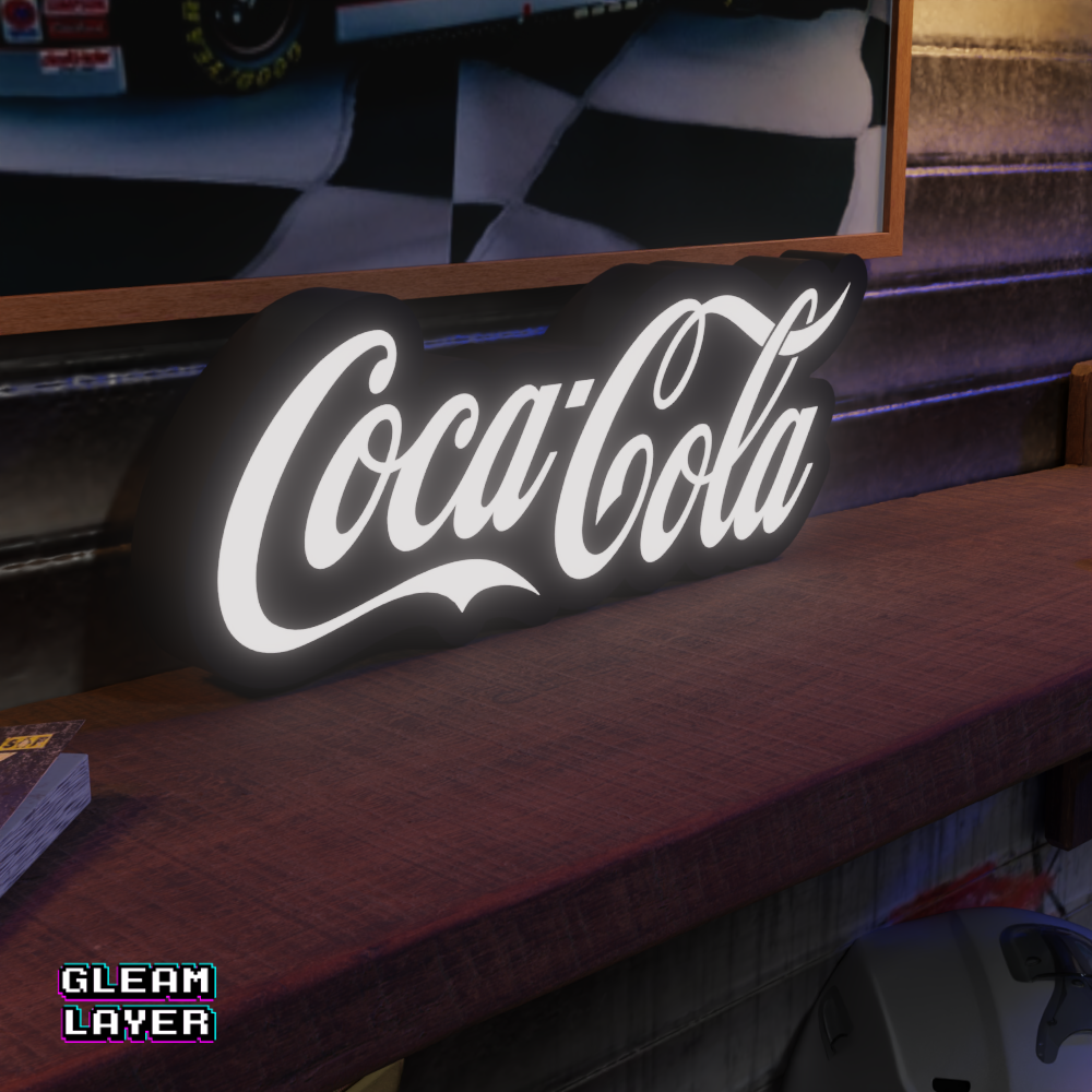 Coca-Cola Red LED Light RGB Sign Lightbox