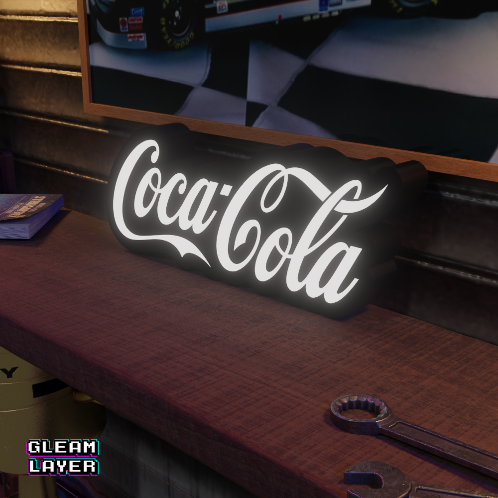 Coca-Cola Red LED Light RGB Sign Lightbox