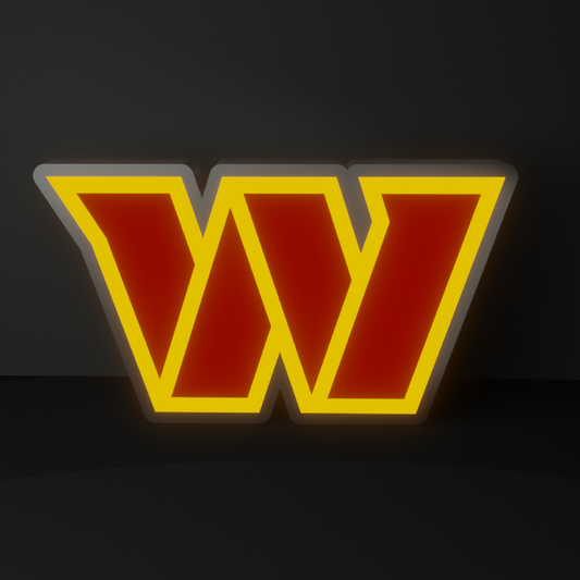 Washington Commanders Led Light Box NFC Team NFL National Football League Display Sign
