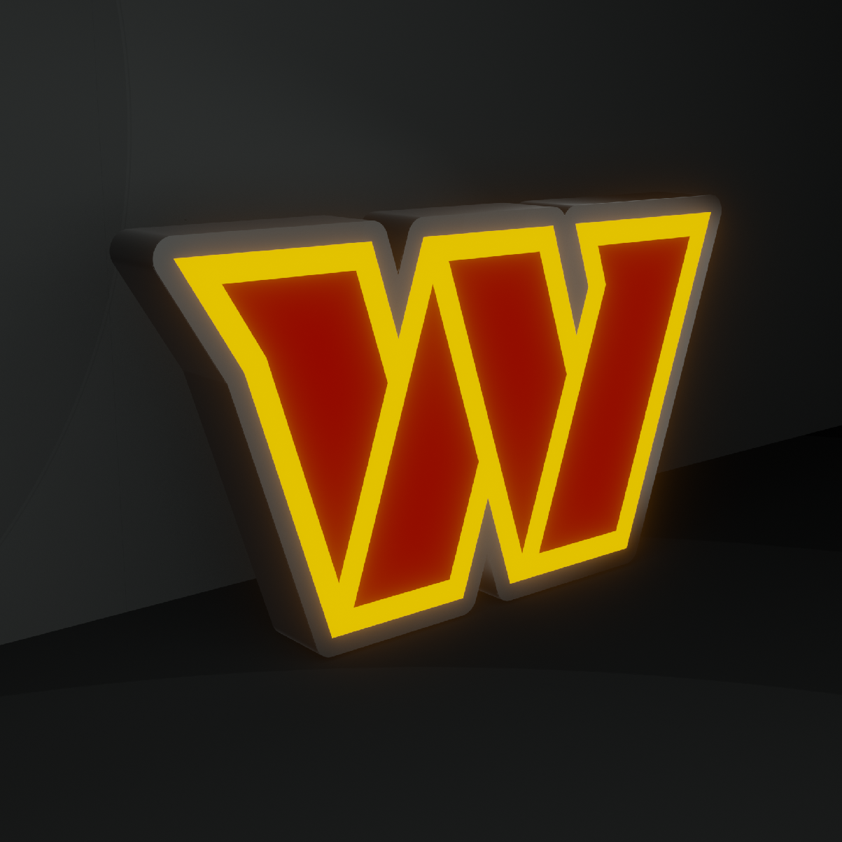 Washington Commanders Led Light Box NFC Team NFL National Football League Display Sign