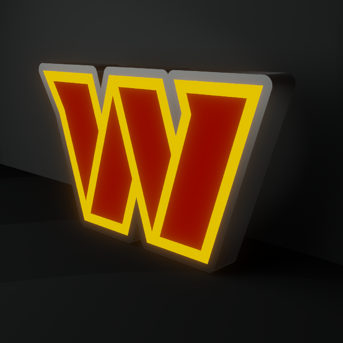 Washington Commanders Led Light Box NFC Team NFL National Football League Display Sign