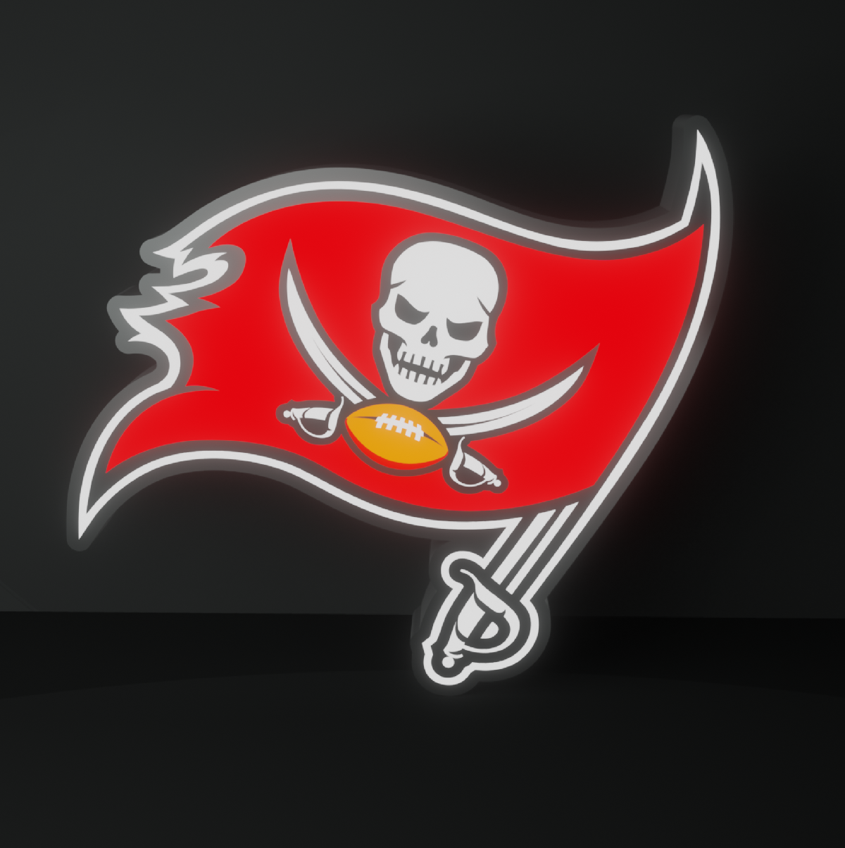 Tampa Bay Buccaneers Led Light Box NFC Team NFL National Football League Display Sign