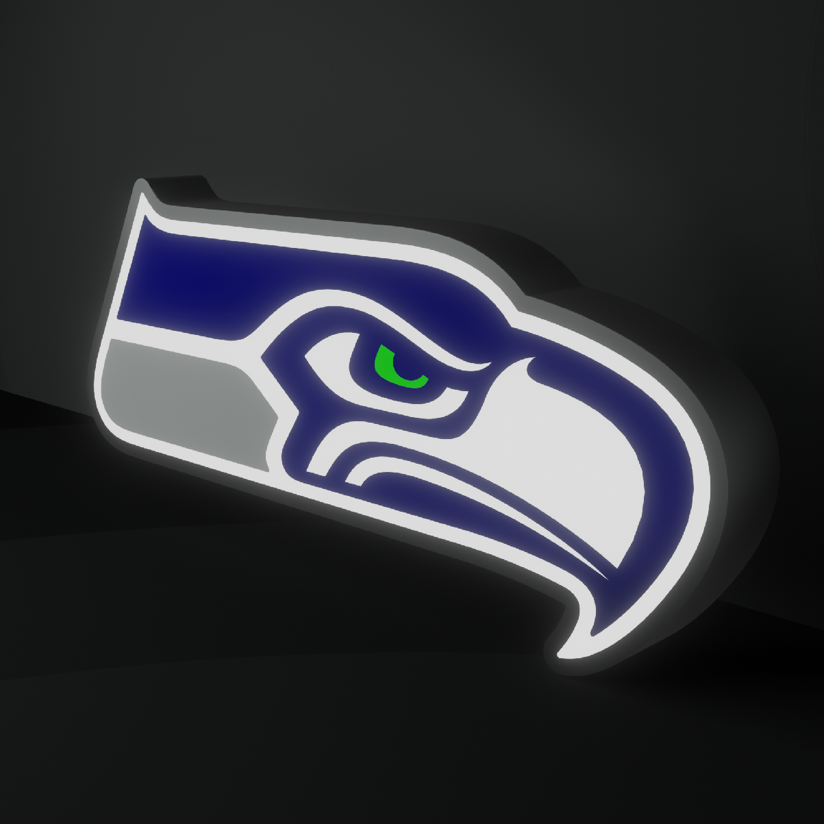 Seattle Seahawks Led Light Box NFC Team NFL National Football League Display Sign
