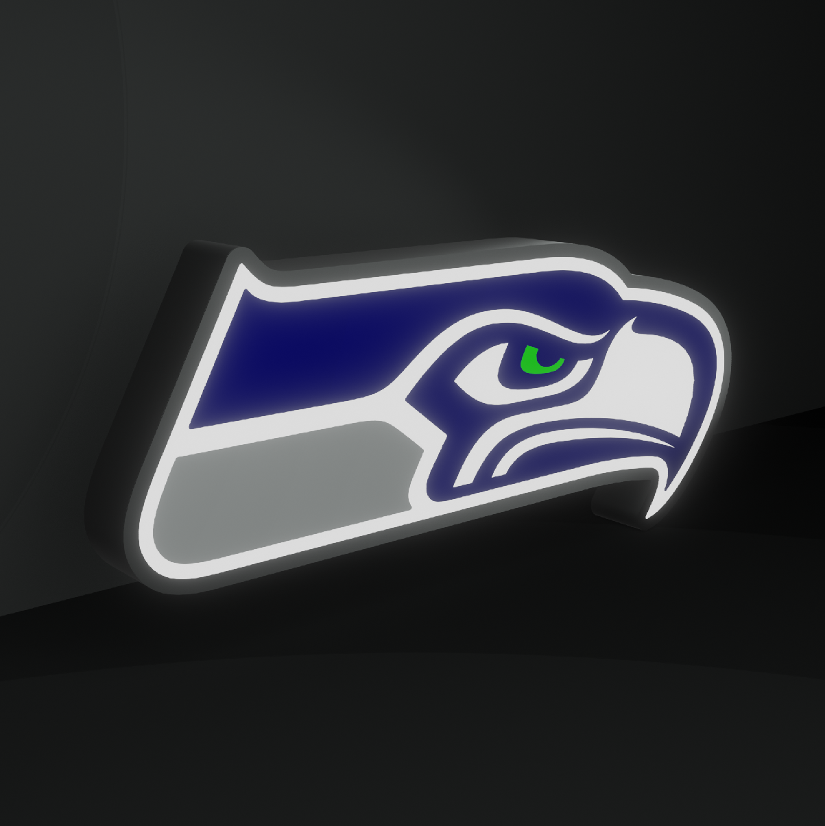 Seattle Seahawks Led Light Box NFC Team NFL National Football League Display Sign