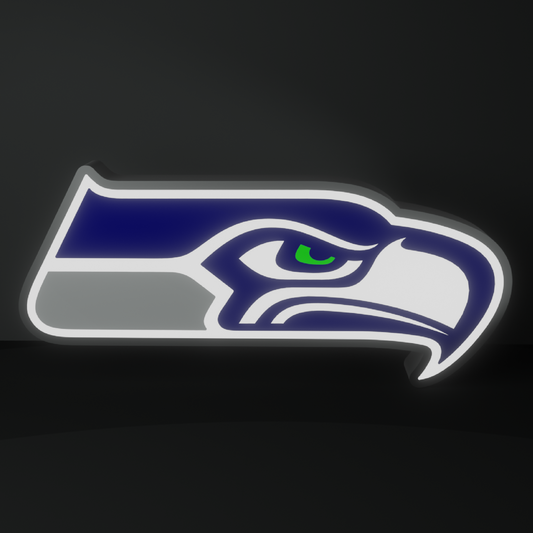 Seattle Seahawks Led Light Box NFC Team NFL National Football League Display Sign