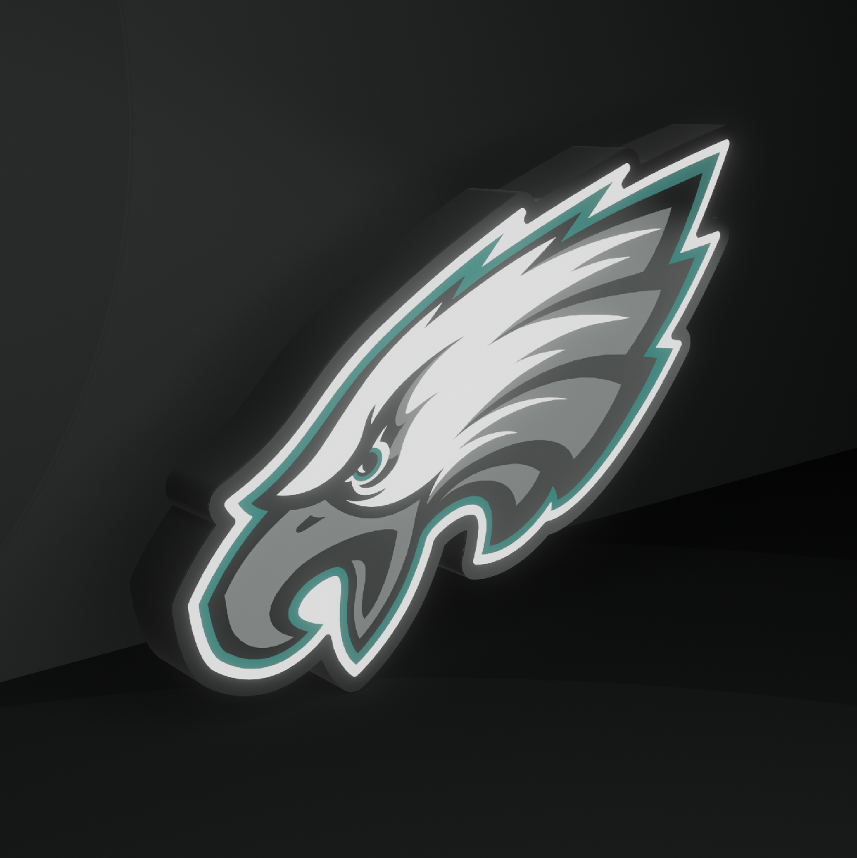 Philadelphia Eagles Led Light Box NFC Team NFL National Football League Display Sign