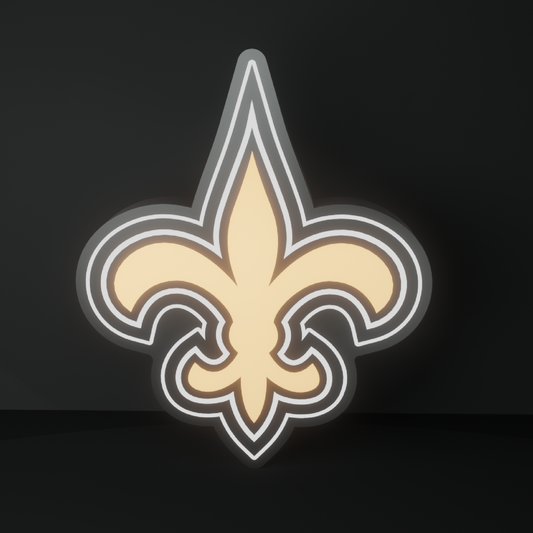 New Orleans Saints Led Light Box NFC Team NFL National Football League Display Sign