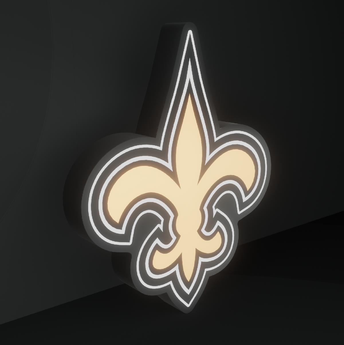 New Orleans Saints Led Light Box NFC Team NFL National Football League Display Sign