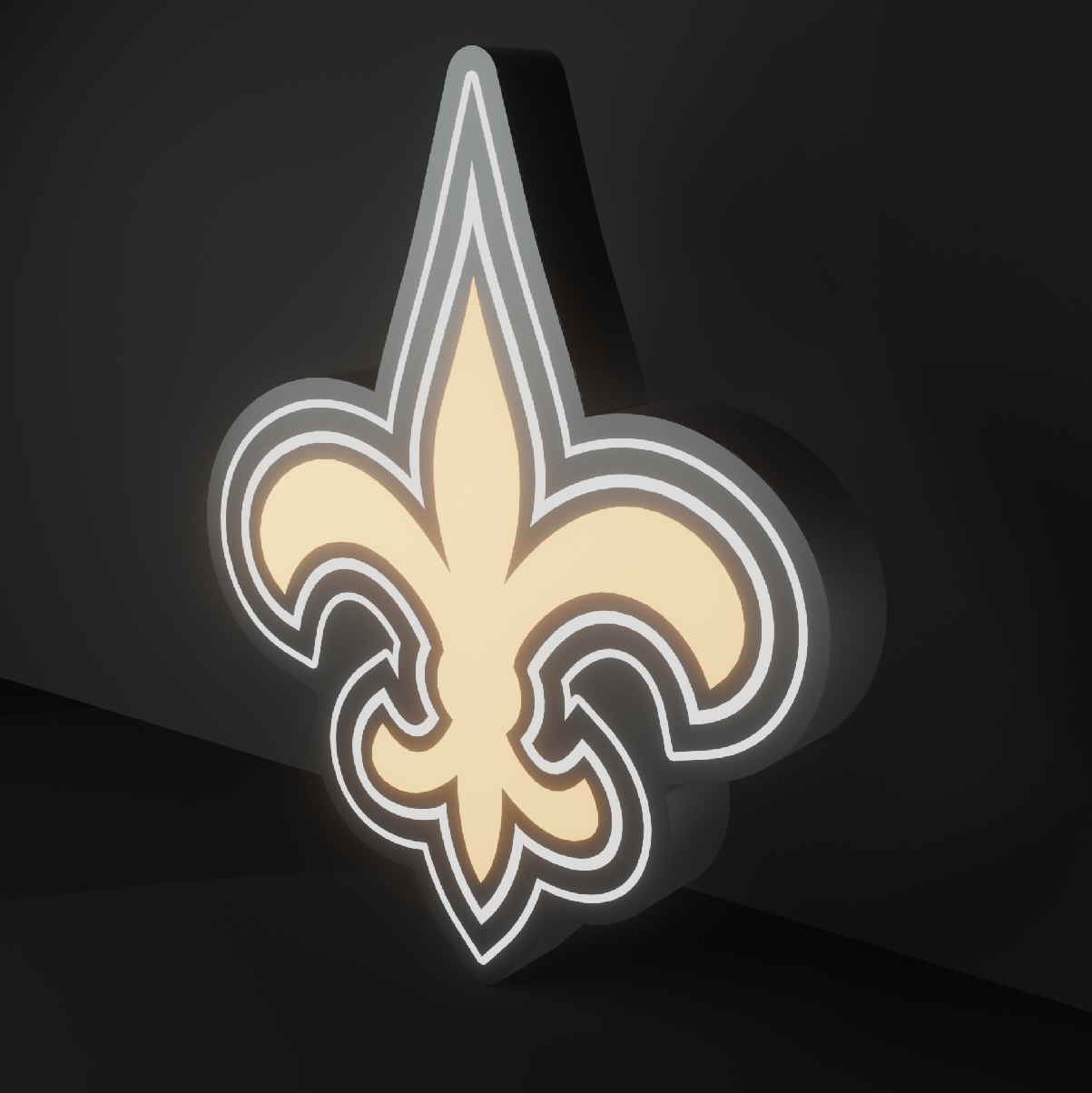 New Orleans Saints Led Light Box NFC Team NFL National Football League Display Sign