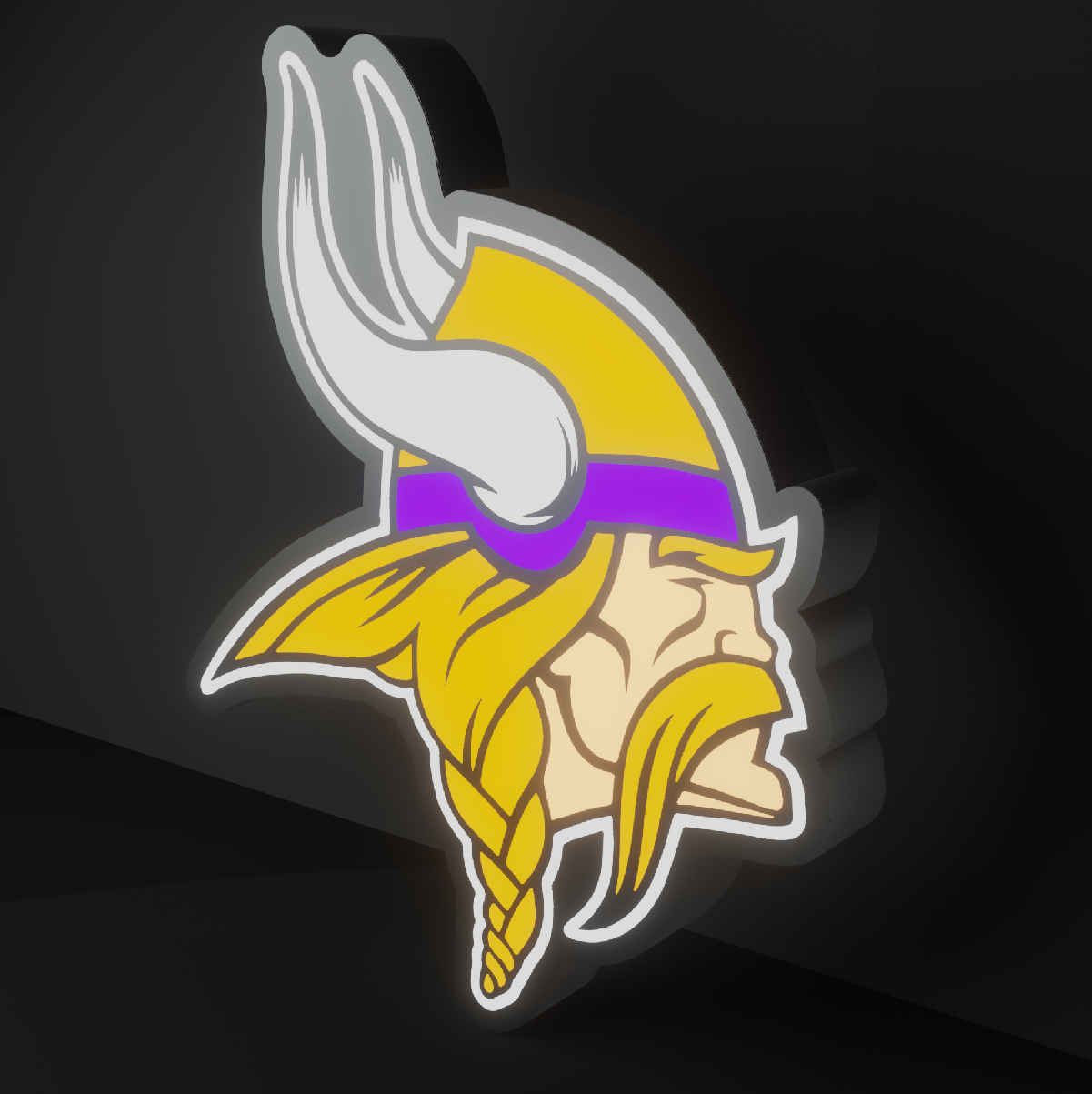 Minnesota Vikings Led Light Box NFC Team NFL National Football League Display Sign