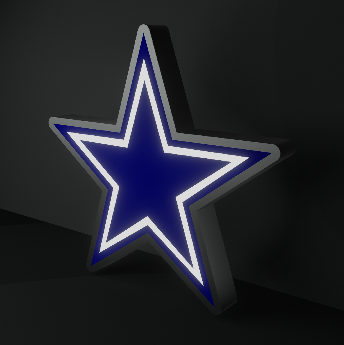 Dallas Cowboys Led Light Box NFC Team NFL National Football League Display Sign
