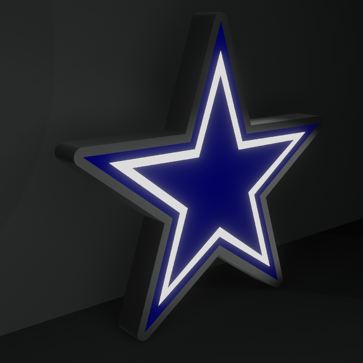 Dallas Cowboys Led Light Box NFC Team NFL National Football League Display Sign