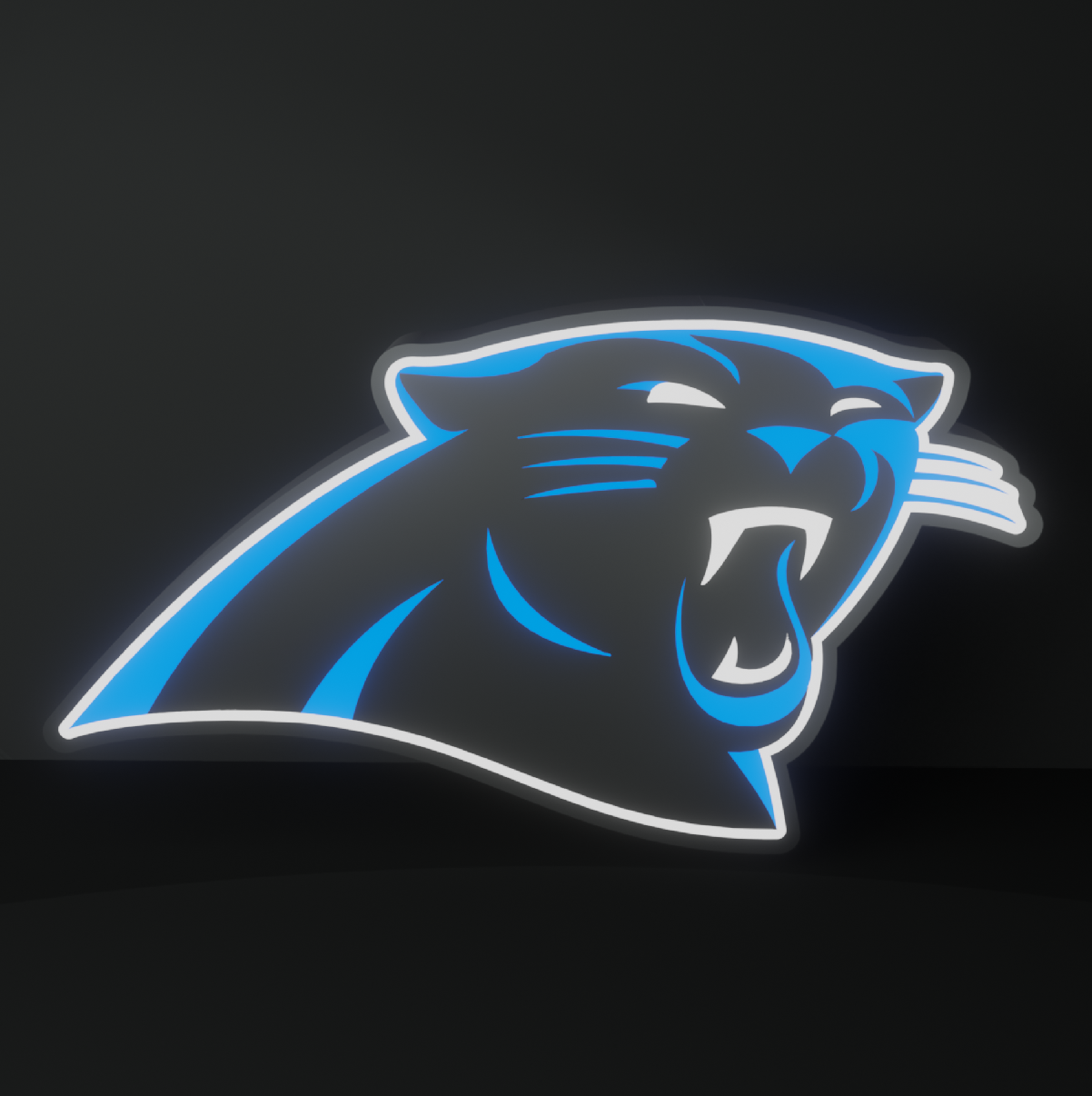Carolina Panthers Led Light Box NFC Team NFL National Football League Display Sign