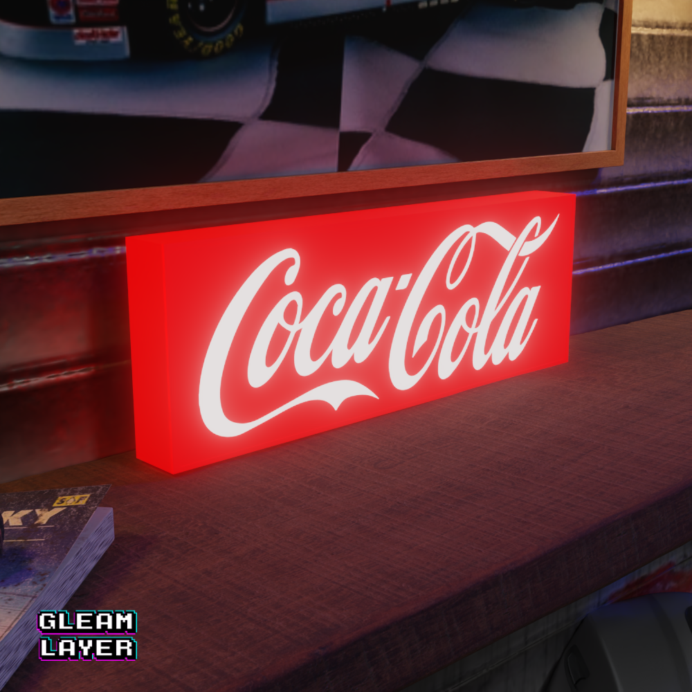 Coca-Cola Red LED Light RGB Sign Lightbox