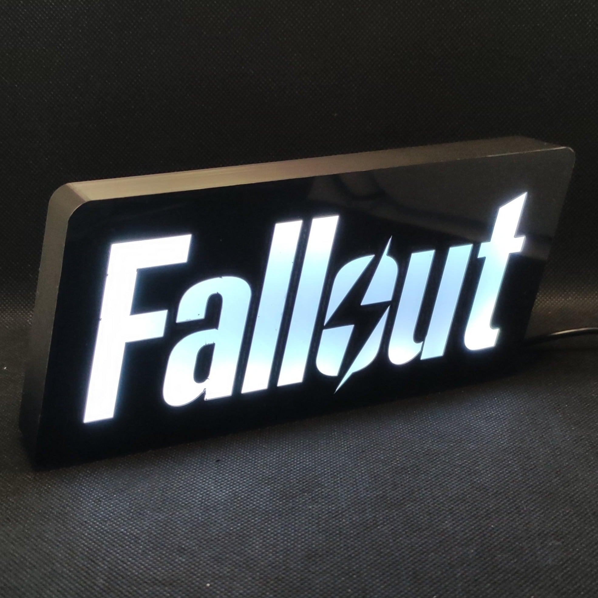 FALLOUT Led Lightbox Sign Gleam Layer